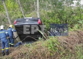 Τροχαίο ατύχημα στις Σέρρες – Τούμπαρε αυτοκίνητο και τραυματίστηκε ο οδηγός