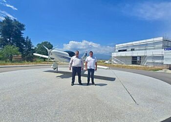 Επίσκεψη Αντιπεριφερειάρχη Ανάπτυξης, Επιχειρηματικότητας ΠΑΜΘ Αλ. Ιωσηφίδη στη σχολή εκπαίδευσης πιλότων Egnatia Aviation